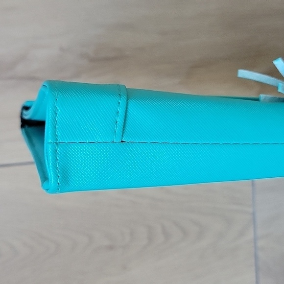 CHI Turquoise Blue Envelope Handbag - Picture 4 of 5